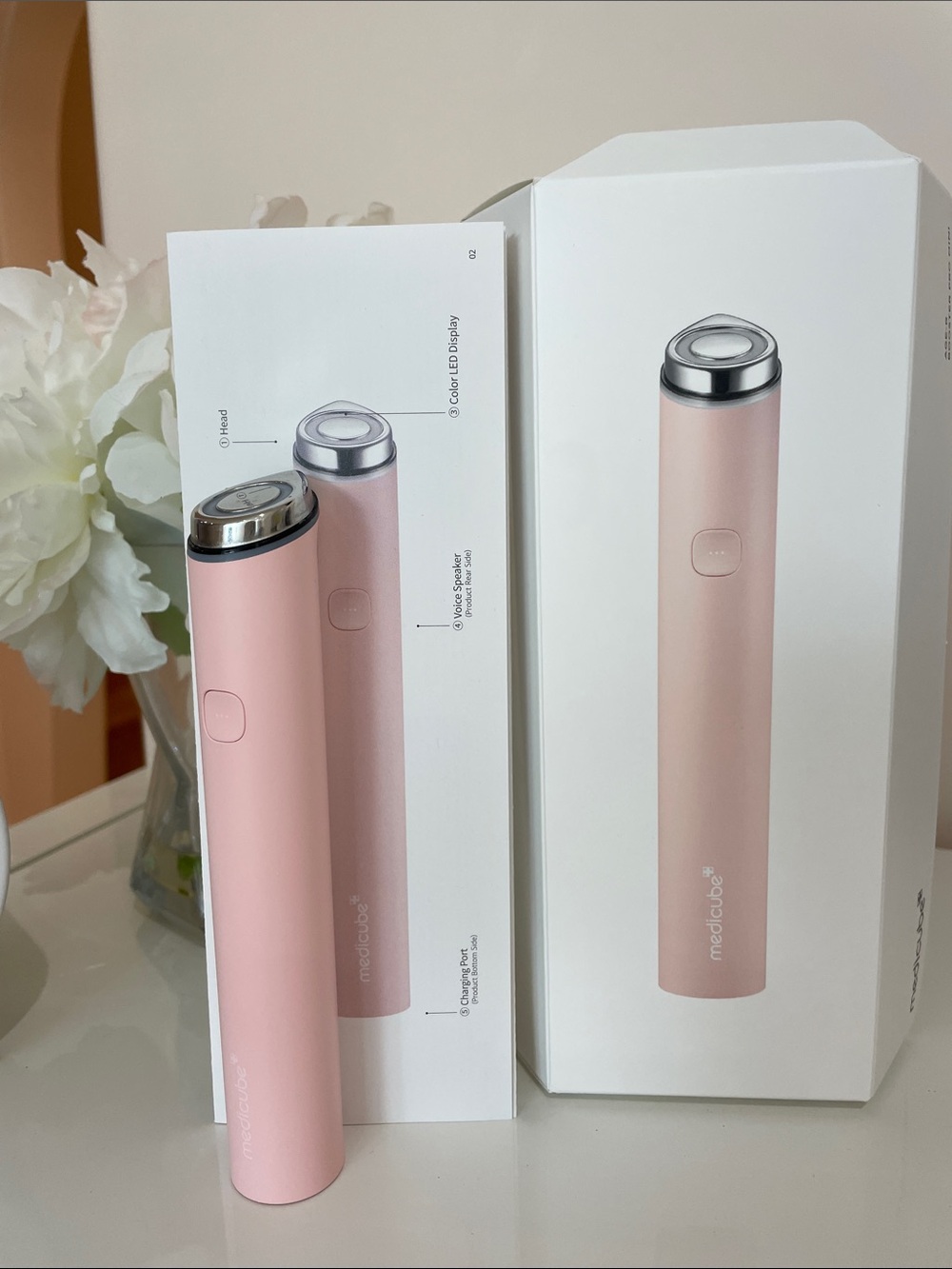 Medicube Age-R booster Pro mini - Pink Facial Device for Women Skincare